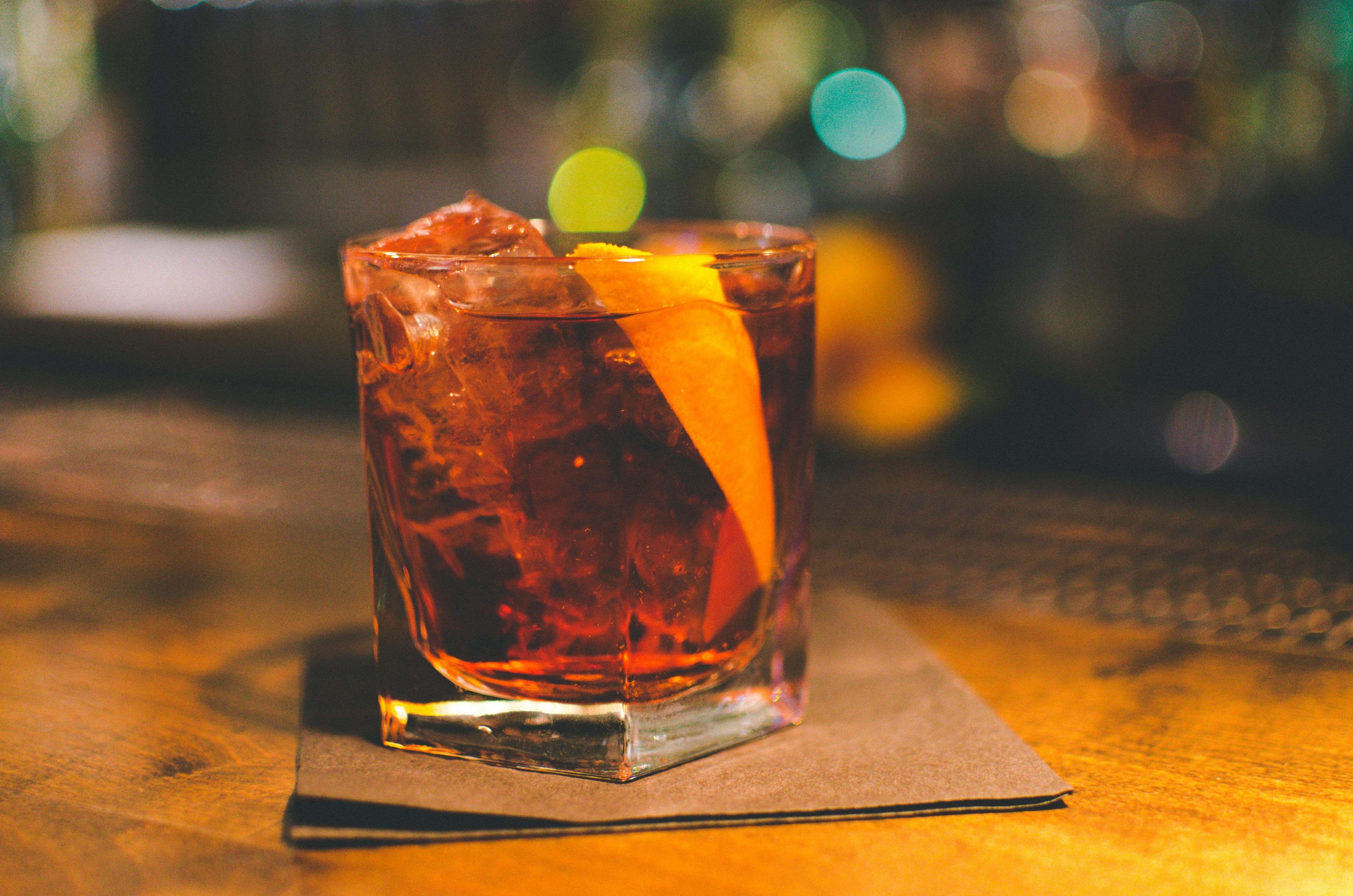 Old fashioned drink