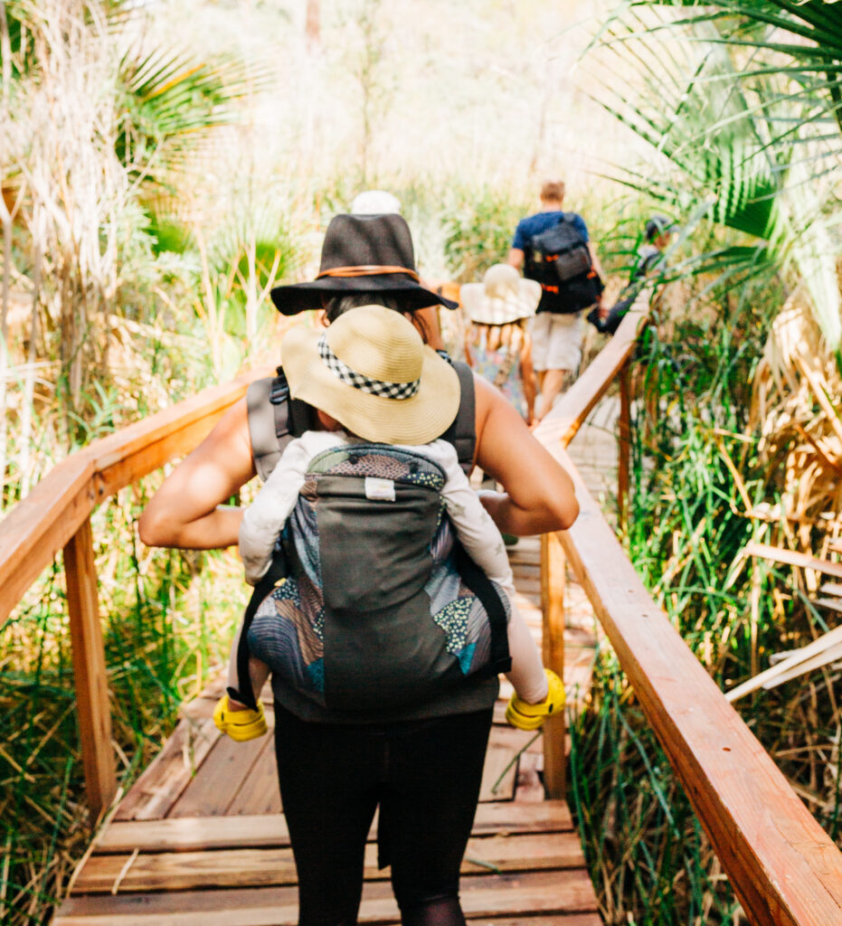 People Hiking in Coachella Preserve